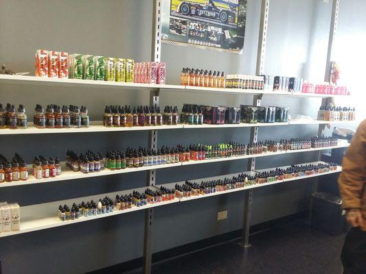 Large eliquid selection