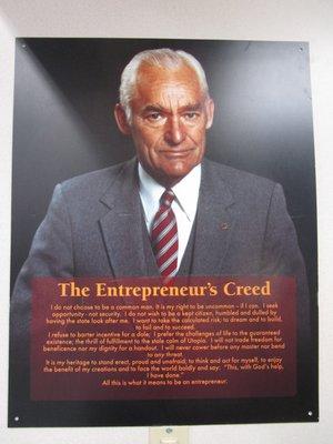 THE ENTREPRENEUR'S CREED