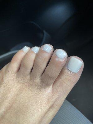 Gel pedicure