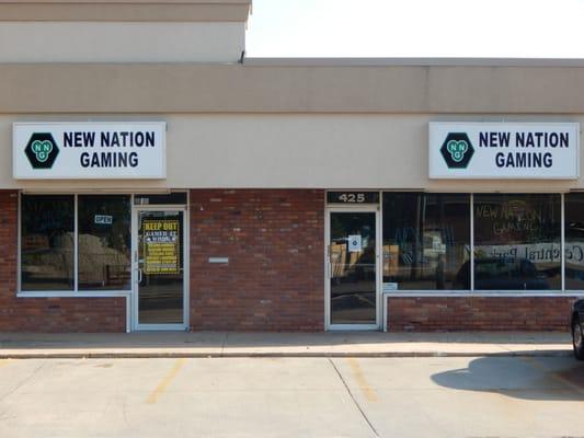 New Nation Gaming Center 425 E. Madison Derby, KS.