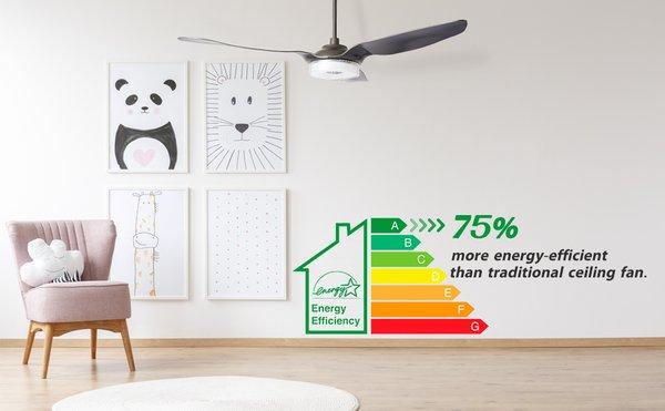 Carro Home energy efficient smart ceiling fans