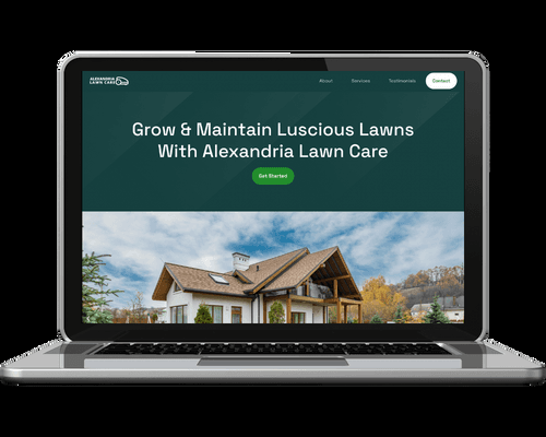 Lawn Care Website Example