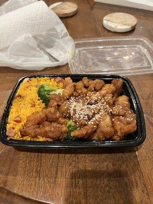 Sesame chicken combo