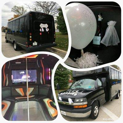 Great for Small Wedding Parties Up to 14 Passengers Max !