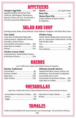 Sabroso Mexican Express Menu Page 2 of 4