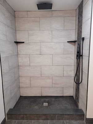 Brand new shower