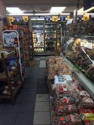 Deli counter and drink fridges