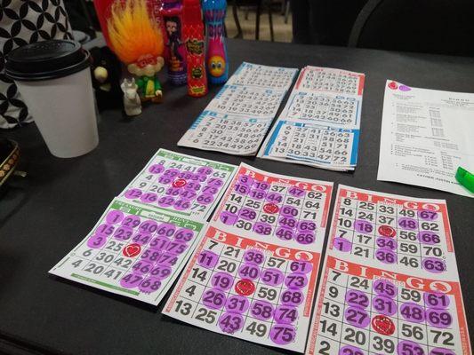 While we are in between teen sports seasons, getting it in while I can! #Bingo4Life