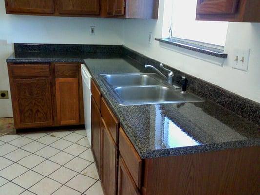 kitchen counter tops resurfaced