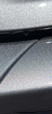 Tear drops on a brand new car.