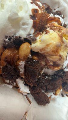 Brownie Funnel Cake