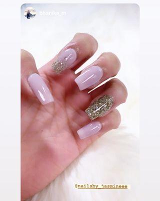 Formal nails | Dip powder by Jasmine