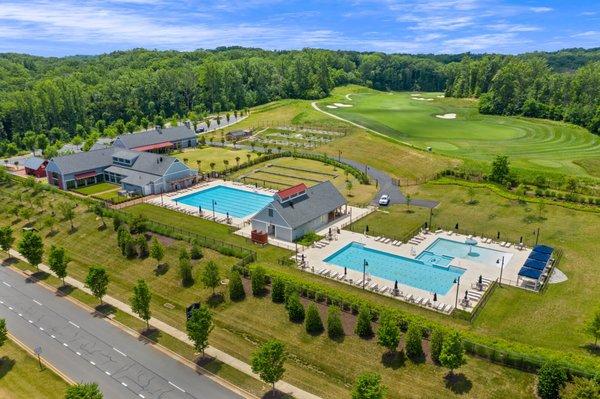 The fitness and social facilities in Potomac Shores subdivision in Dumfries, VA. 22026. Located in Prince William County.