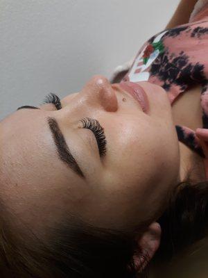 Classic eyelash extensions