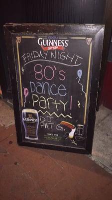 80s night every friday