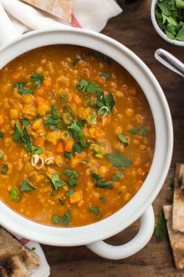 Mmmmm ... LOVED this soup. Lentil curry carrot soup ... so delicious.