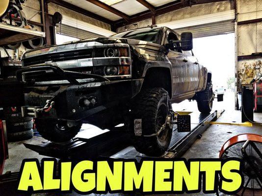 COMPUTERIZED WHEEL ALIGNMENT AVAILABLE