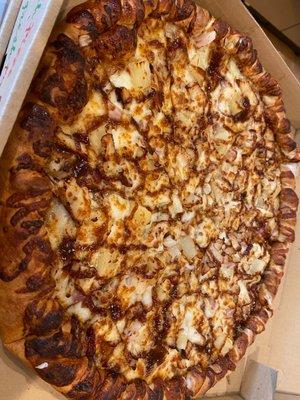 Barbecue chicken pizza