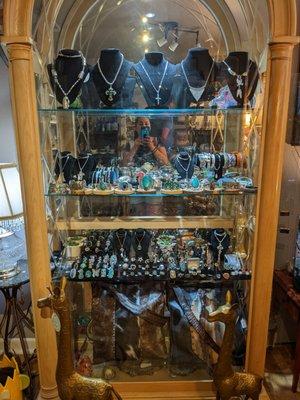 High end jewelry of all kinds of variety. Including vintage Navajo jewelry.