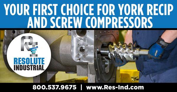 The official OEM authorized source for YORK® brand remanufactured screw compressors and air cooled chillers.