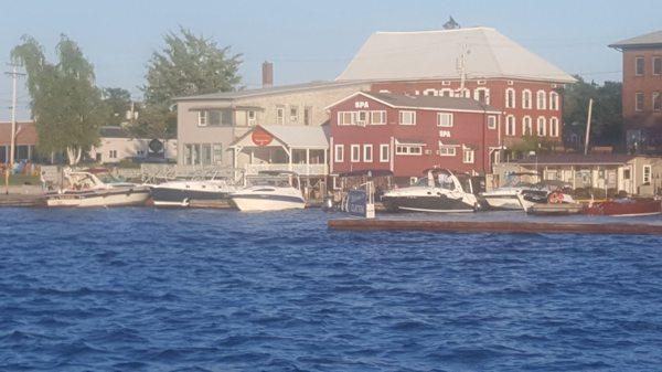 The docks in downtown Clayton