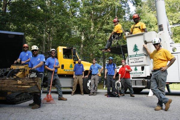 CS Tree Services crew is ready to go