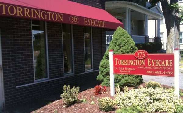 Torrington Eyecare front of building from Main St.