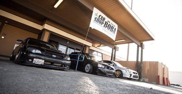 Subarus at Carshop Boba