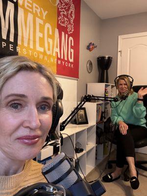 Virginia & Daphne on the Orange Hammer Podcasts discussing all the Cool Window Treatment Options we carry!