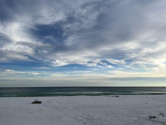 Amazing white sands and emerald water