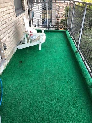 Out door carpet cleaning ( after )