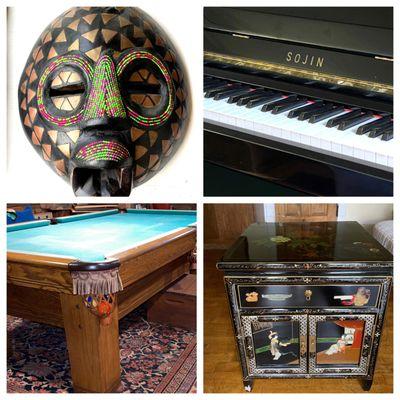 Examples of items we have appraised or we've sold in our in-home estate & moving sales, as well as in our weekly warehouse estate sales!