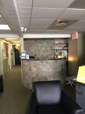 New Front Desk area