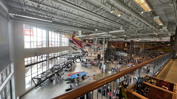 Overlook into the first floor