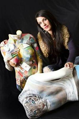 Jen Seidel 's handpainted sculptures www.jenseidel.com