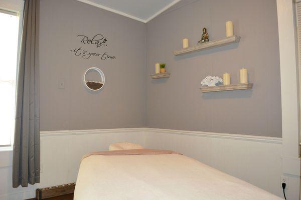 Massage room.