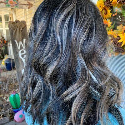 Brunette highlights