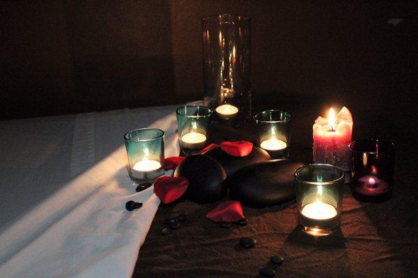 Hot stone massage available now!