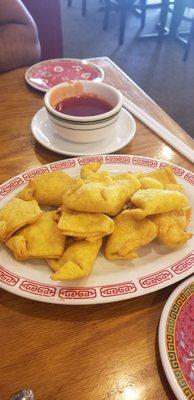 Their portion of Crab Rangoon is HUGE and so good!