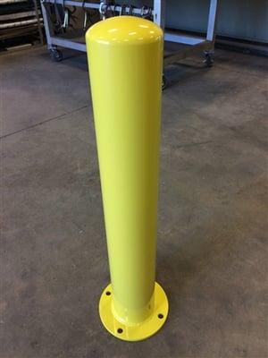 6.625" x 42" Surface Mounted Heavy Duty Plate Bollards