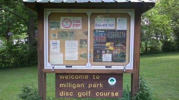 full size disc golf course