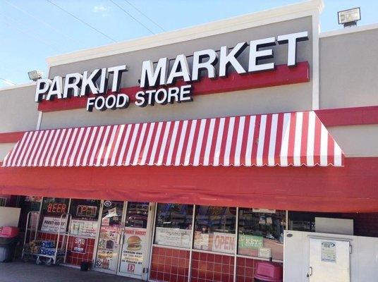 Parkit Market food store is next door to Parkit Market Liquor store