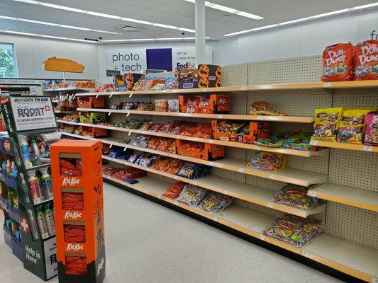 Halloween aisle