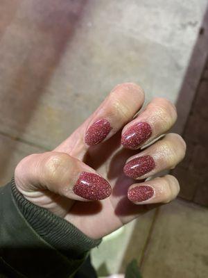 Pink Glitter for Valentines Day