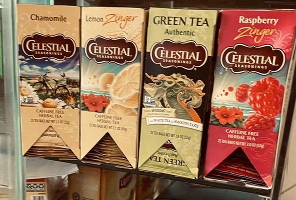 Our selective assortment of herbal teas, perfectly paired with a breakfast meal and/or fresh danish. #breakfast #celestialseasonings #deli