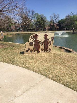 A mural at our park