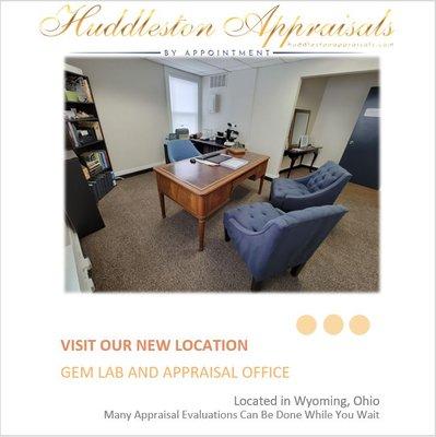 Jewelry Appraisal Office providing while you wait evaluations by appointment