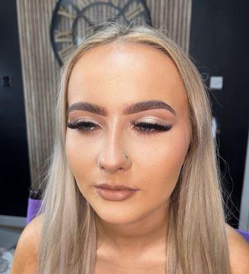 Glam Prom Makeup Application