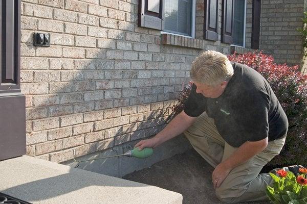 Treatment being performed at a home.