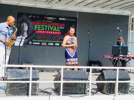 Performance at African American festival 2019 kingston, NY